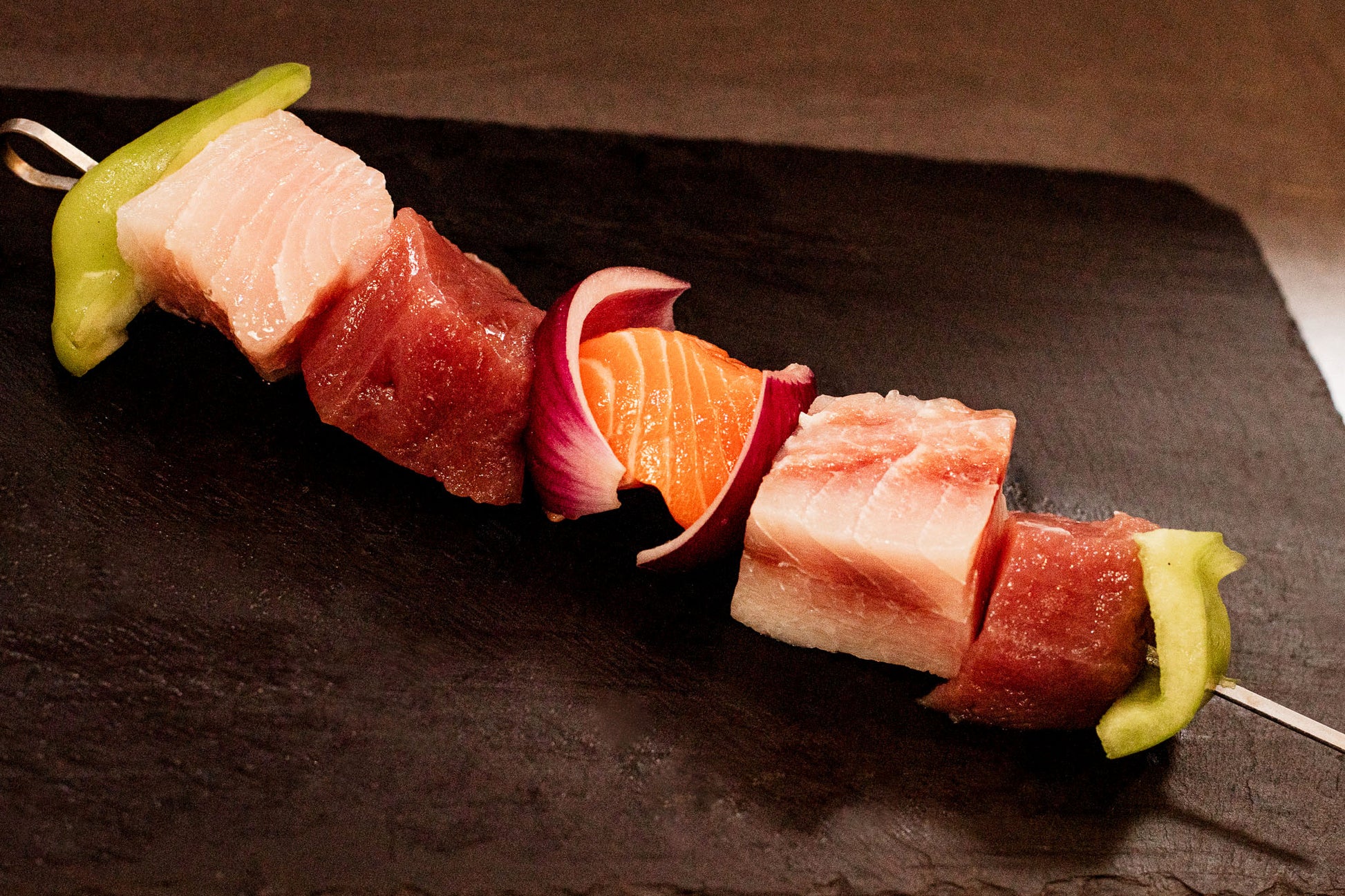 Brochette de 3 poissons