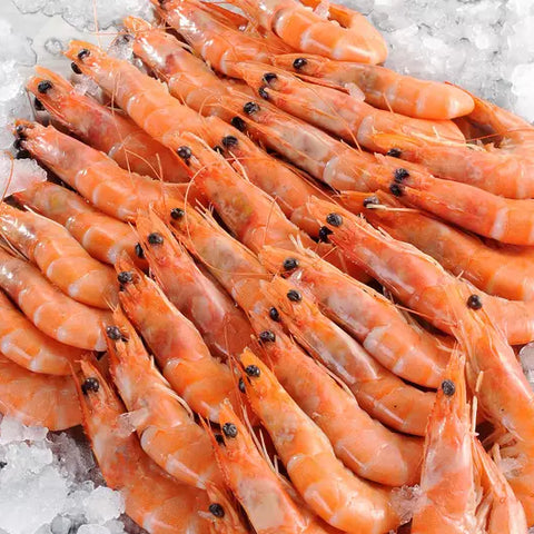 Crevettes bio cuites taille 30/50 (1kg, barquette sous atmosphère)