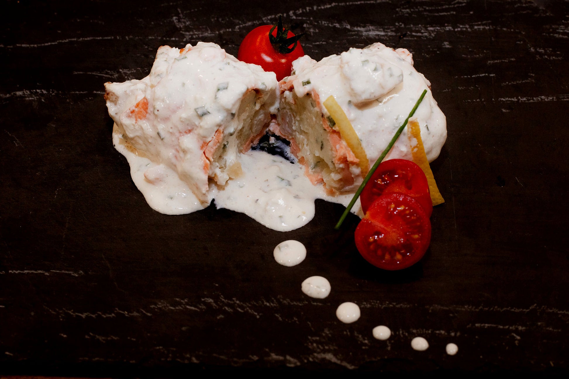 Saumon en cannelloni