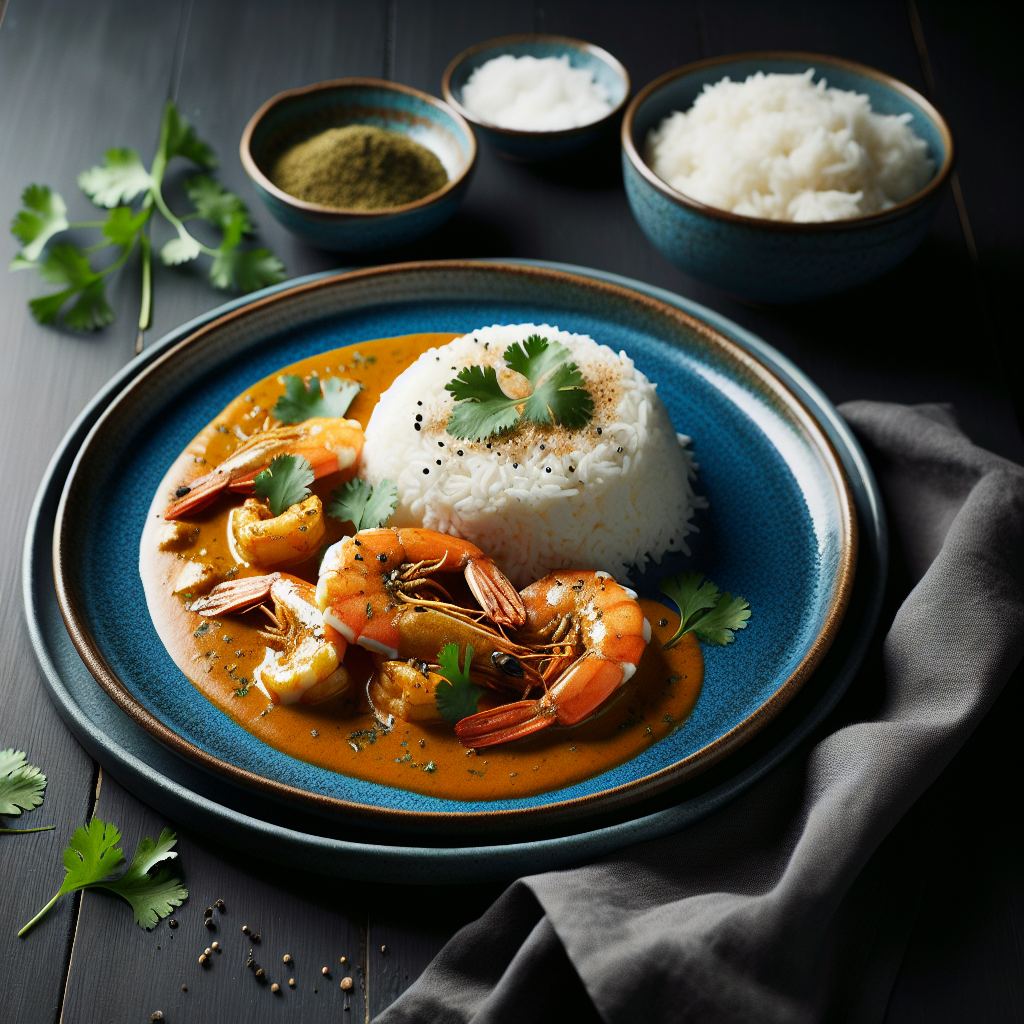 Curry de Crevettes à la Coco